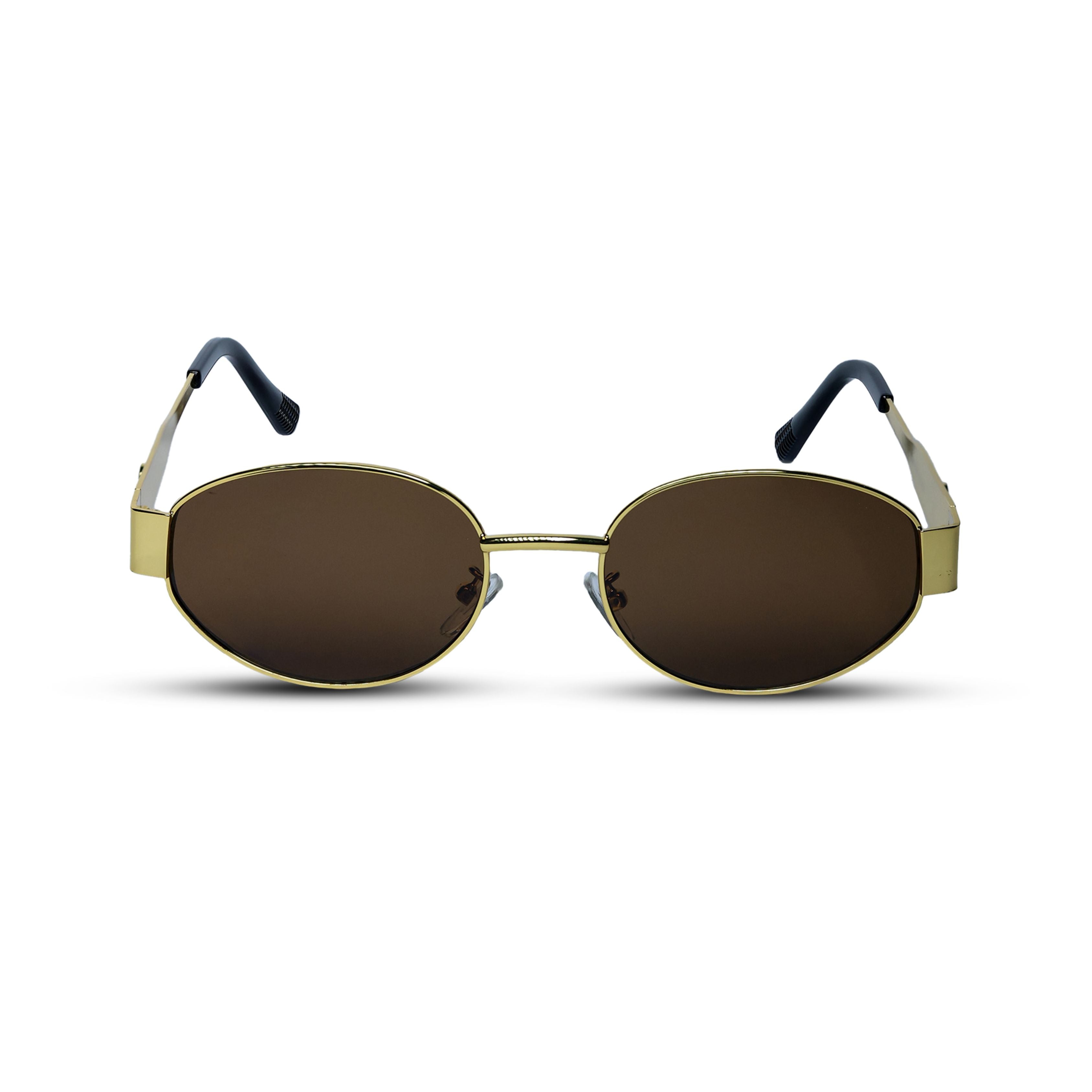 THE LUMINARY SUNGLASSES- Gold Brown