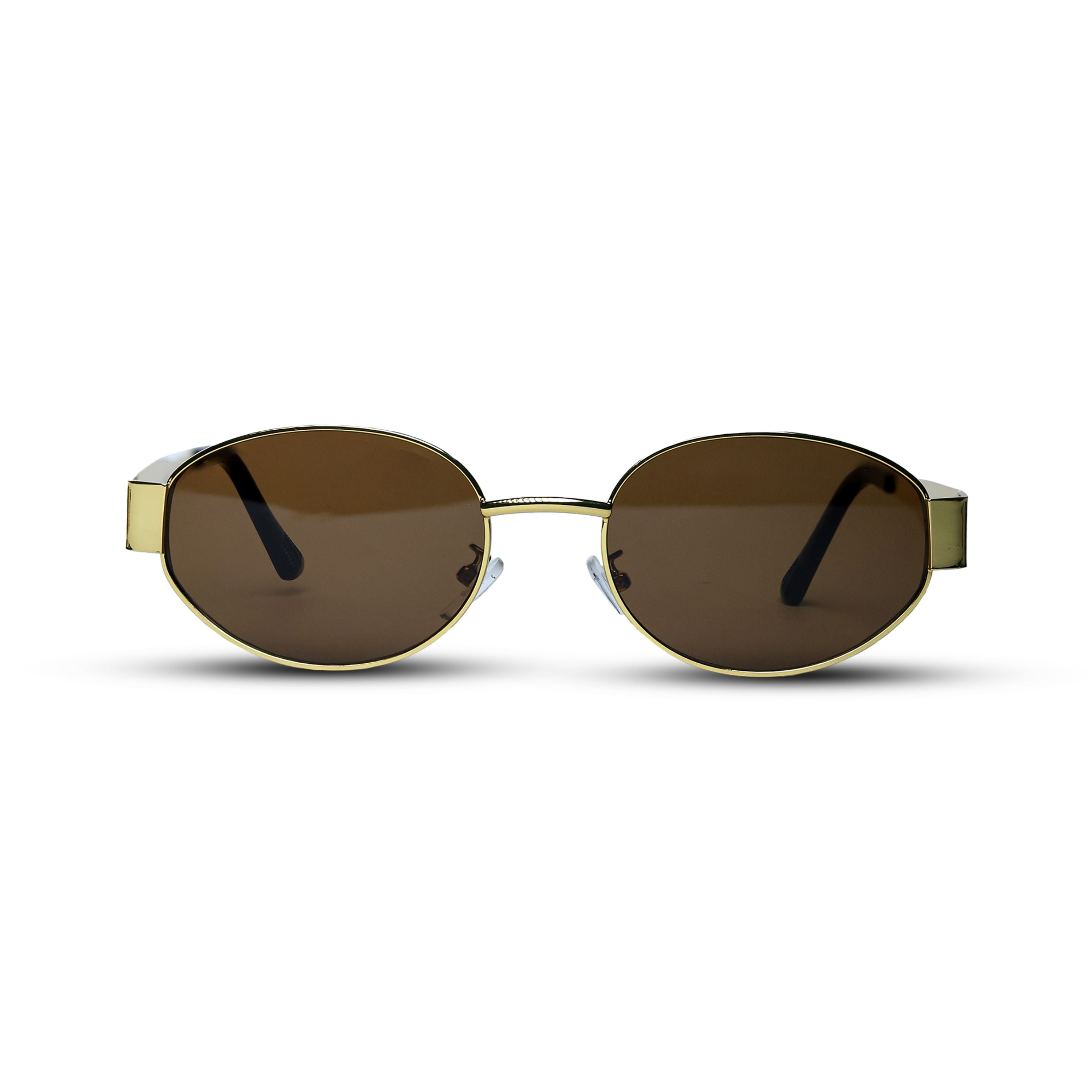 THE LUMINARY SUNGLASSES- Gold Brown