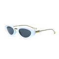 THE SOCIALITE SUNGLASSES- White Black