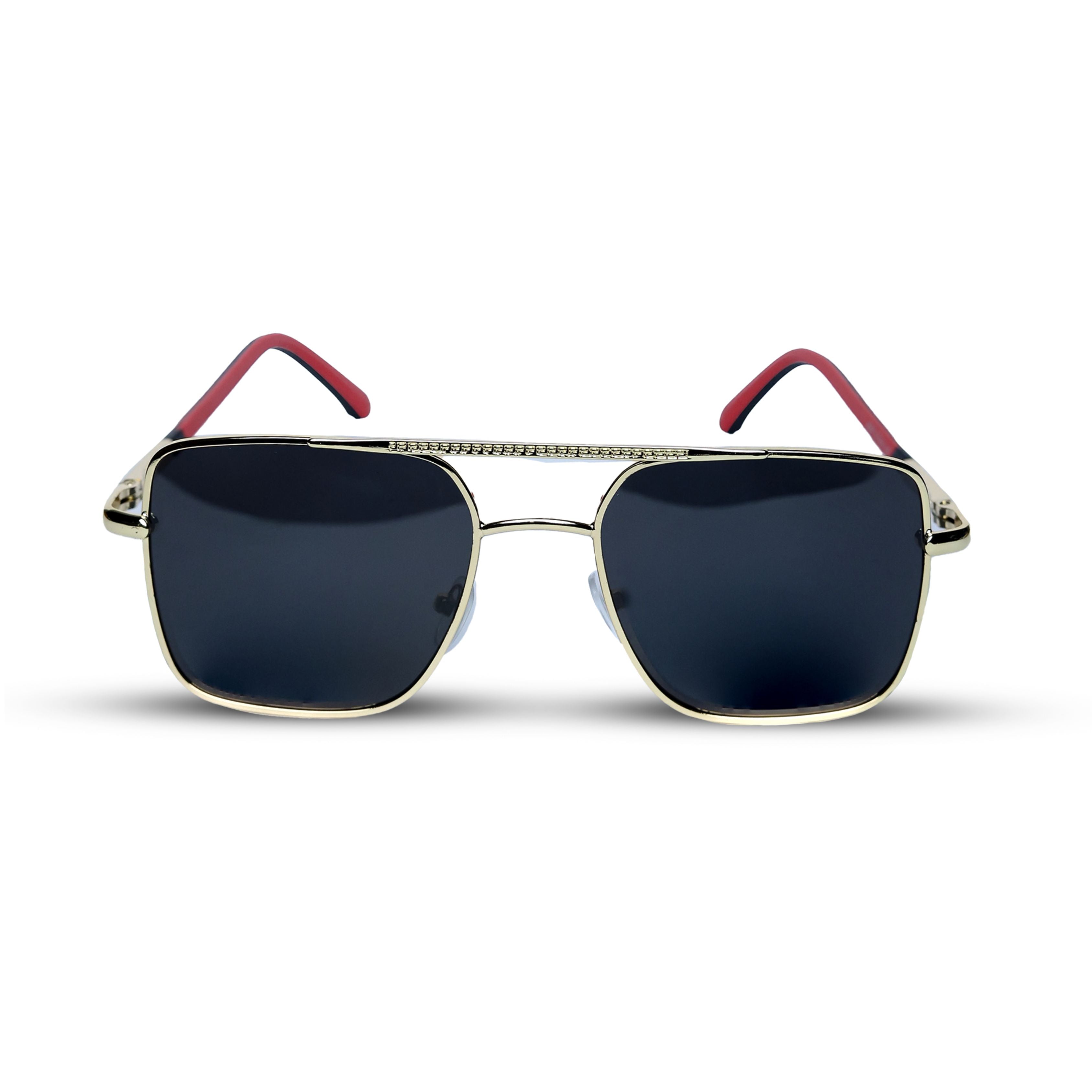 THE APEX RACER SUNGLASSES- Gold Black