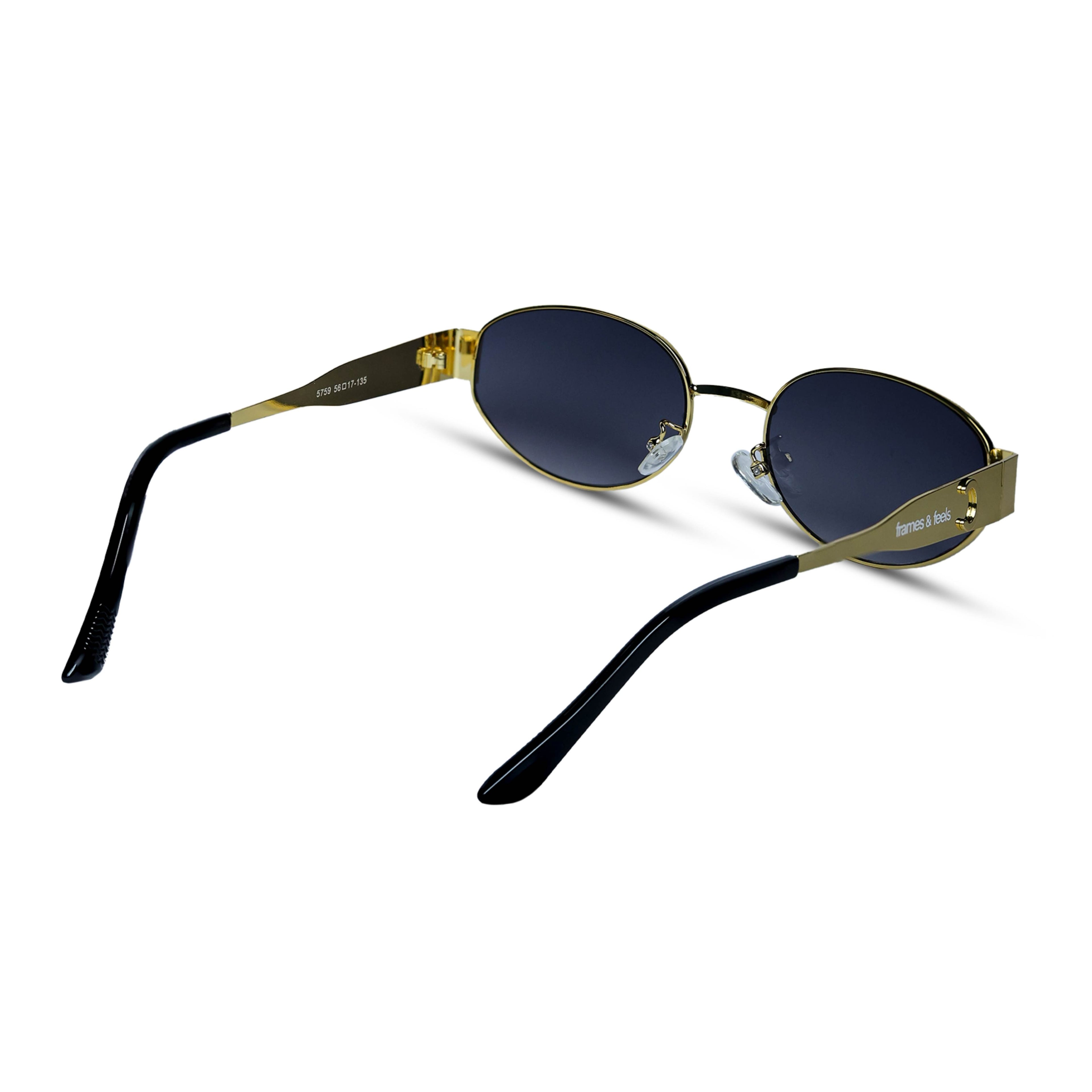 THE LUMINARY SUNGLASSES- Gold Black