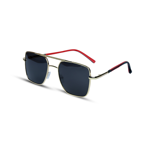THE APEX RACER SUNGLASSES- Gold Black