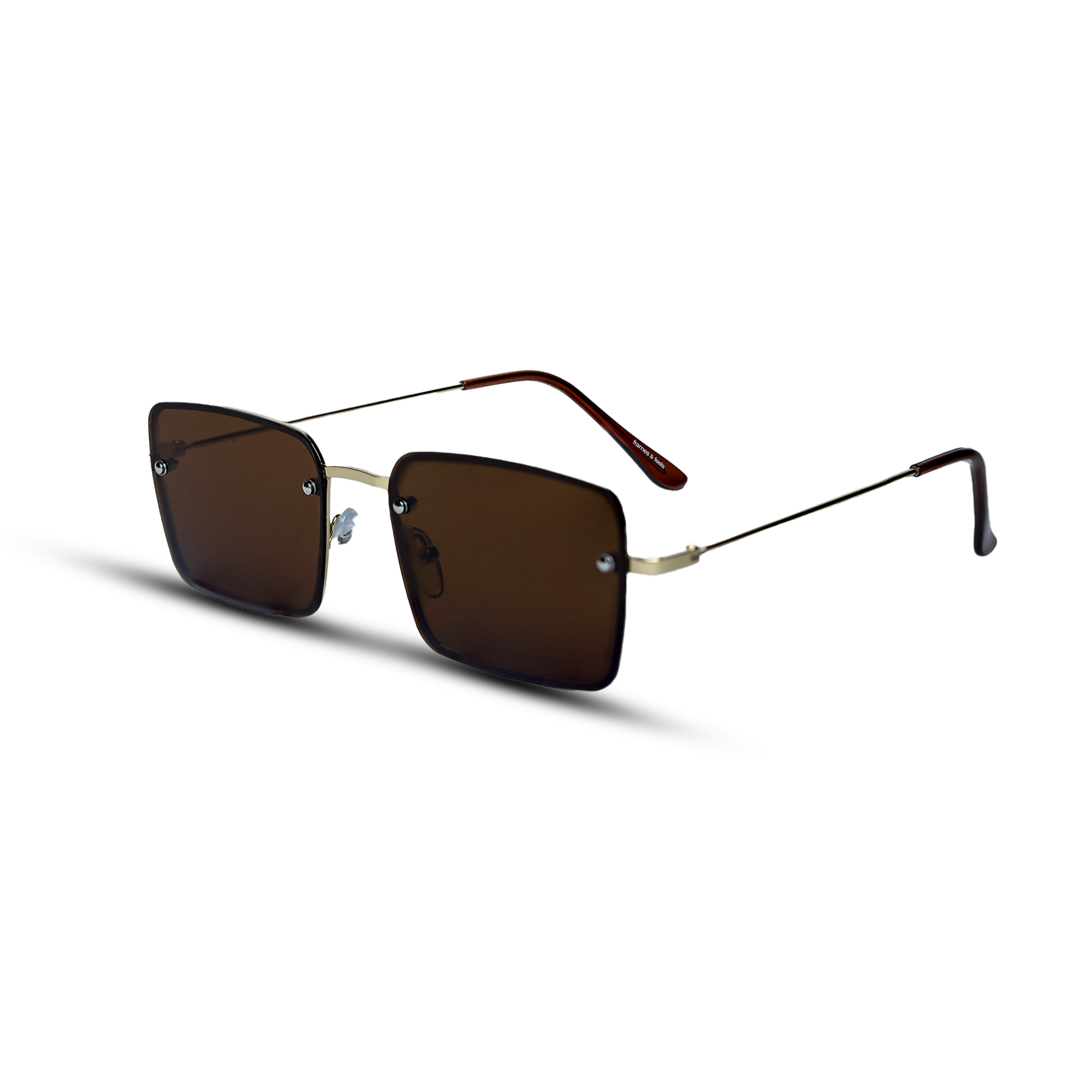 THE MONARCH SUNGLASSES- Gold Amber