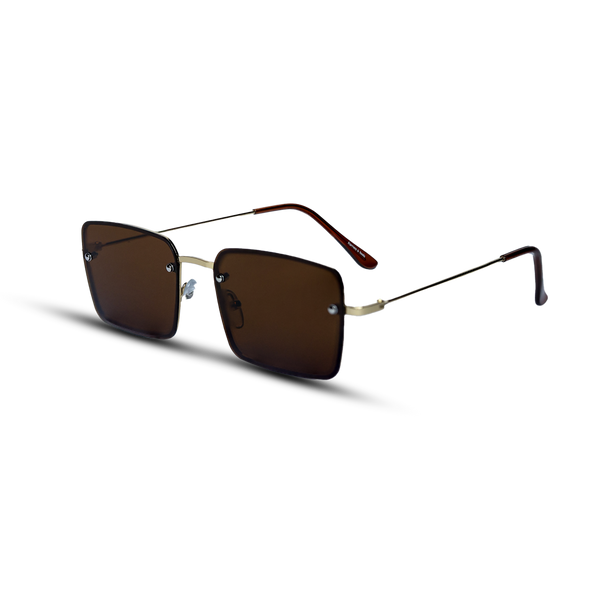 THE MONARCH SUNGLASSES- Gold Amber