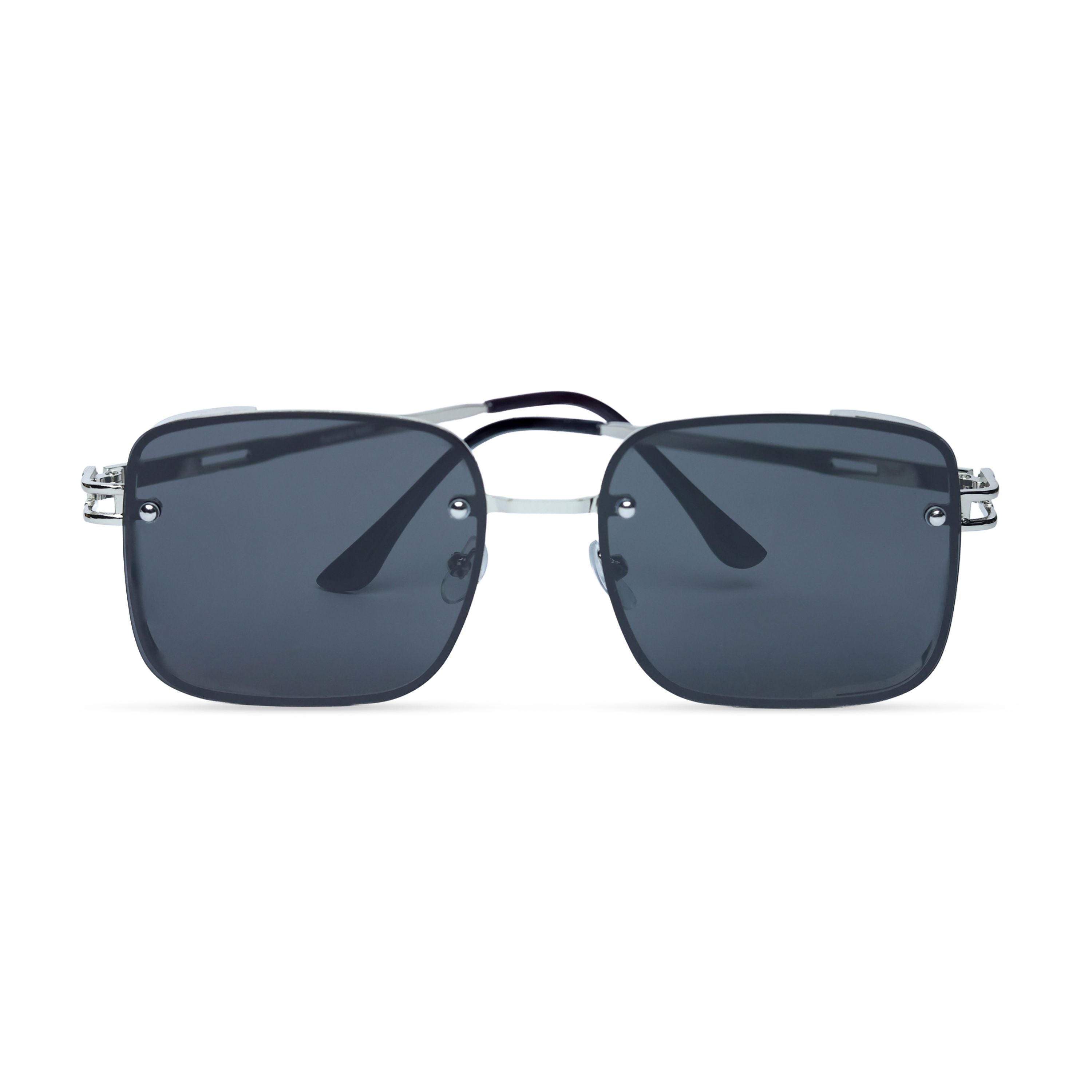 THE REGENT SUNGLASSES - Silver Smoke