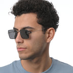 THE REGENT SUNGLASSES - Silver Smoke