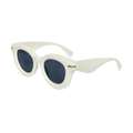 Retro Cat-Eye Cream Sunglasses
