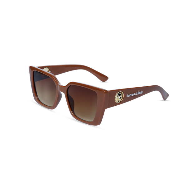 THE MUSE SUNGLASSES- Mocha Brown