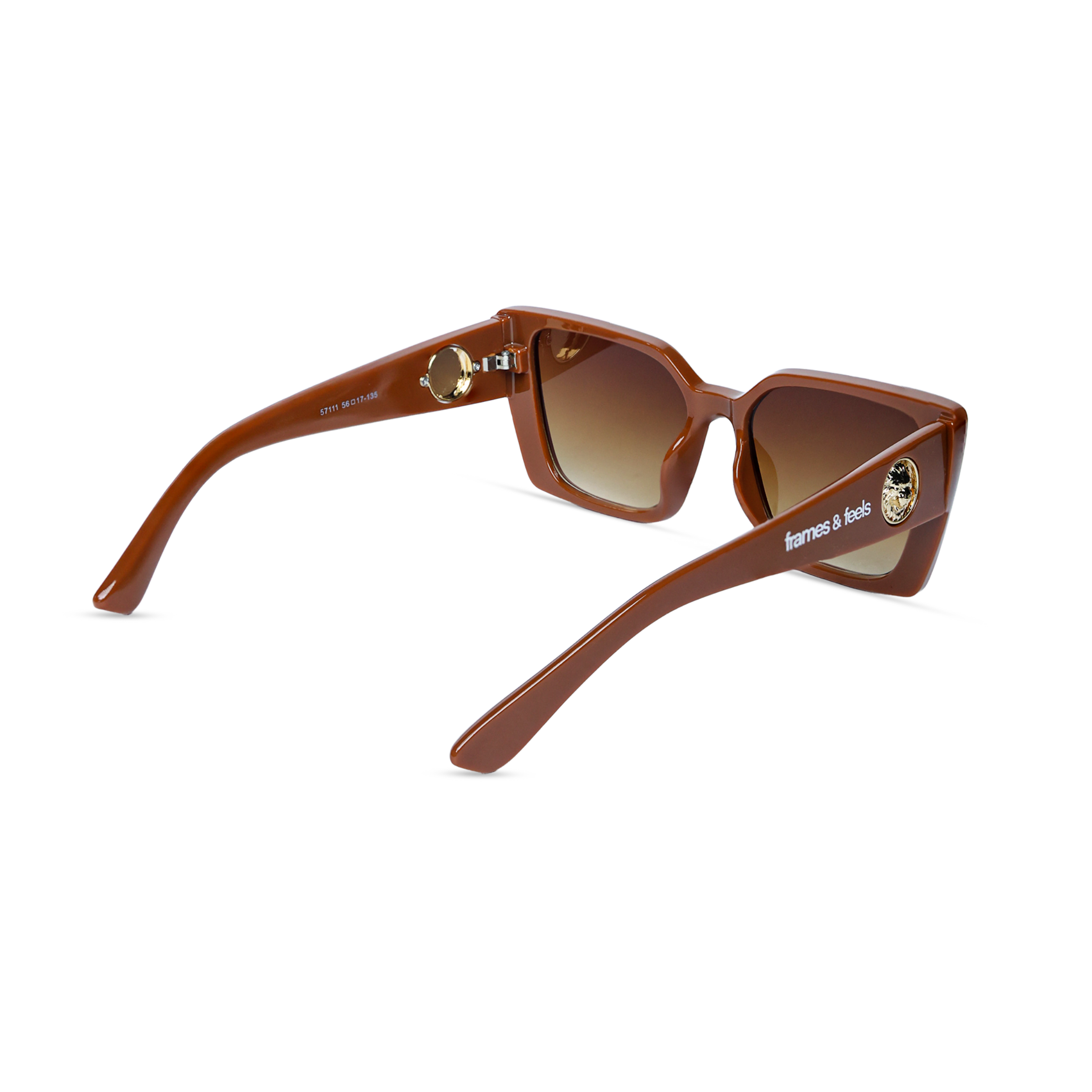 THE MUSE SUNGLASSES- Mocha Brown