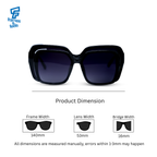 THE HEIRESS SUNGLASSES- Noir Black