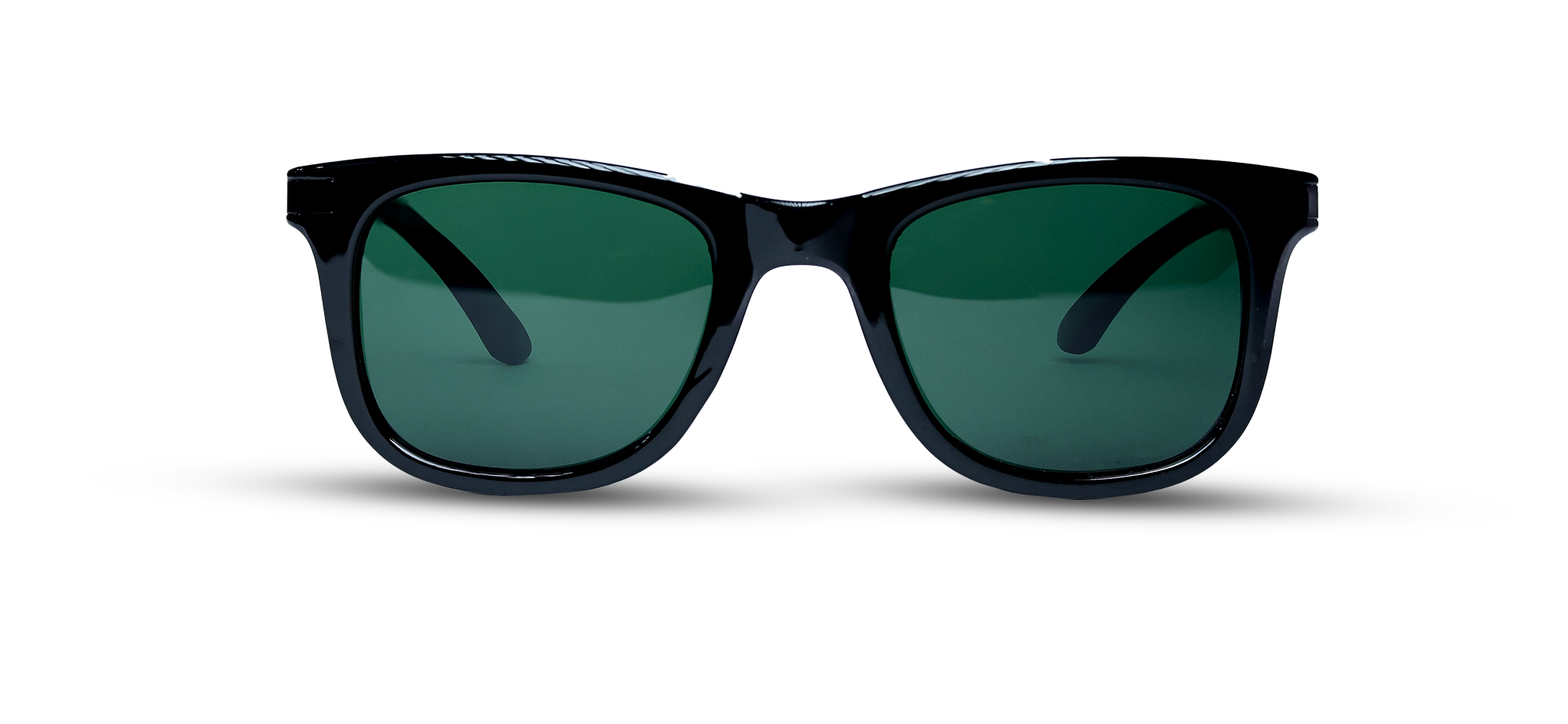 Classic All-Black Modern Sunglasses  (8347- BRIGHT BLACK GREY)