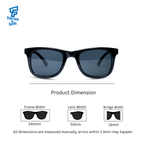 THE HERITAGE SUNGLASSES- Smoke Black