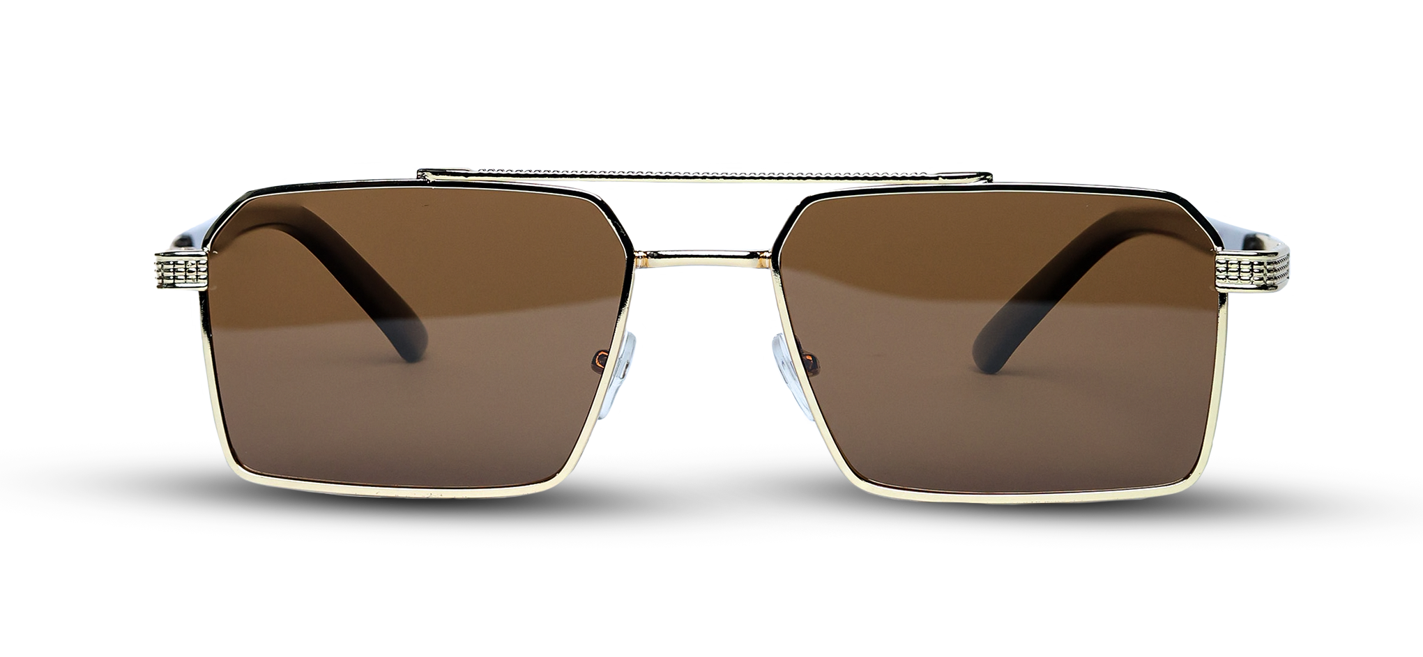 Regal Square Sunglasses (8359 - GOLD TEA)