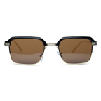 THE VISIONARY SUNGLASSES- Gold Brown