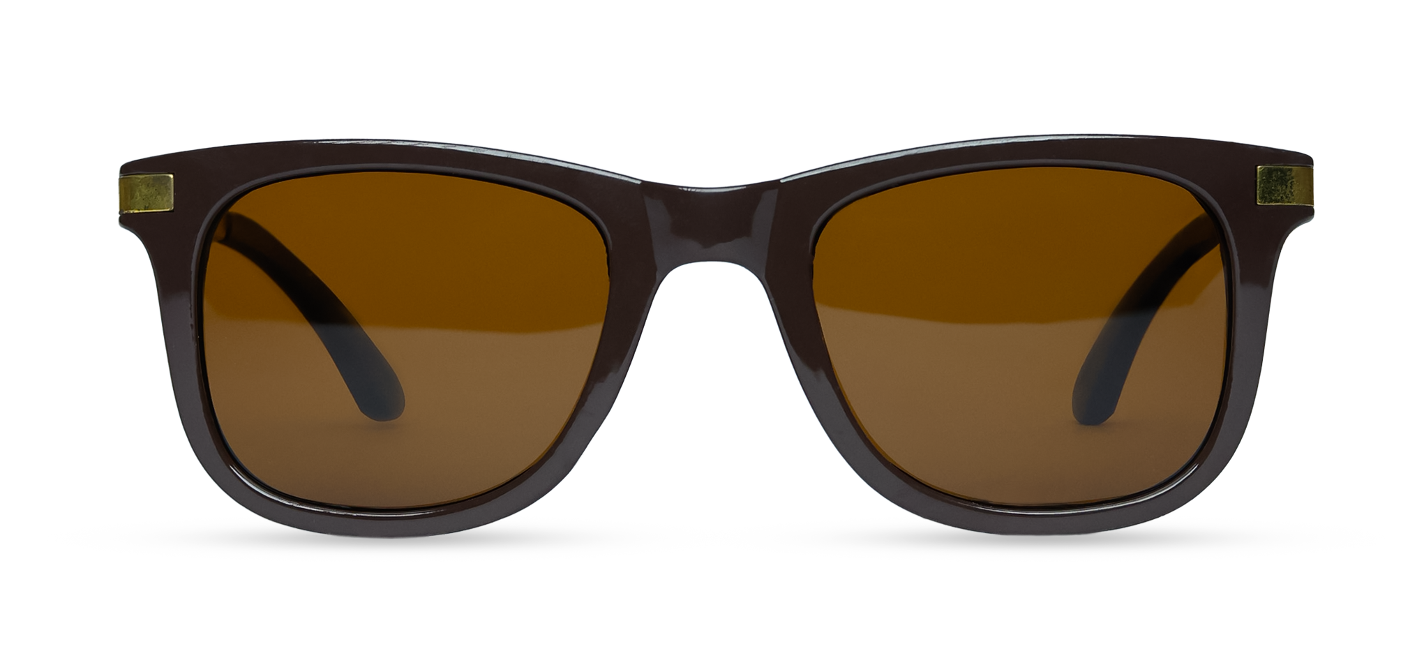 Classic All-Black Modern Sunglasses  (8347- BRIGHT BLACK GREY)