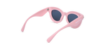 Bubblegum Pink Retro Cat-Eye Sunglasses