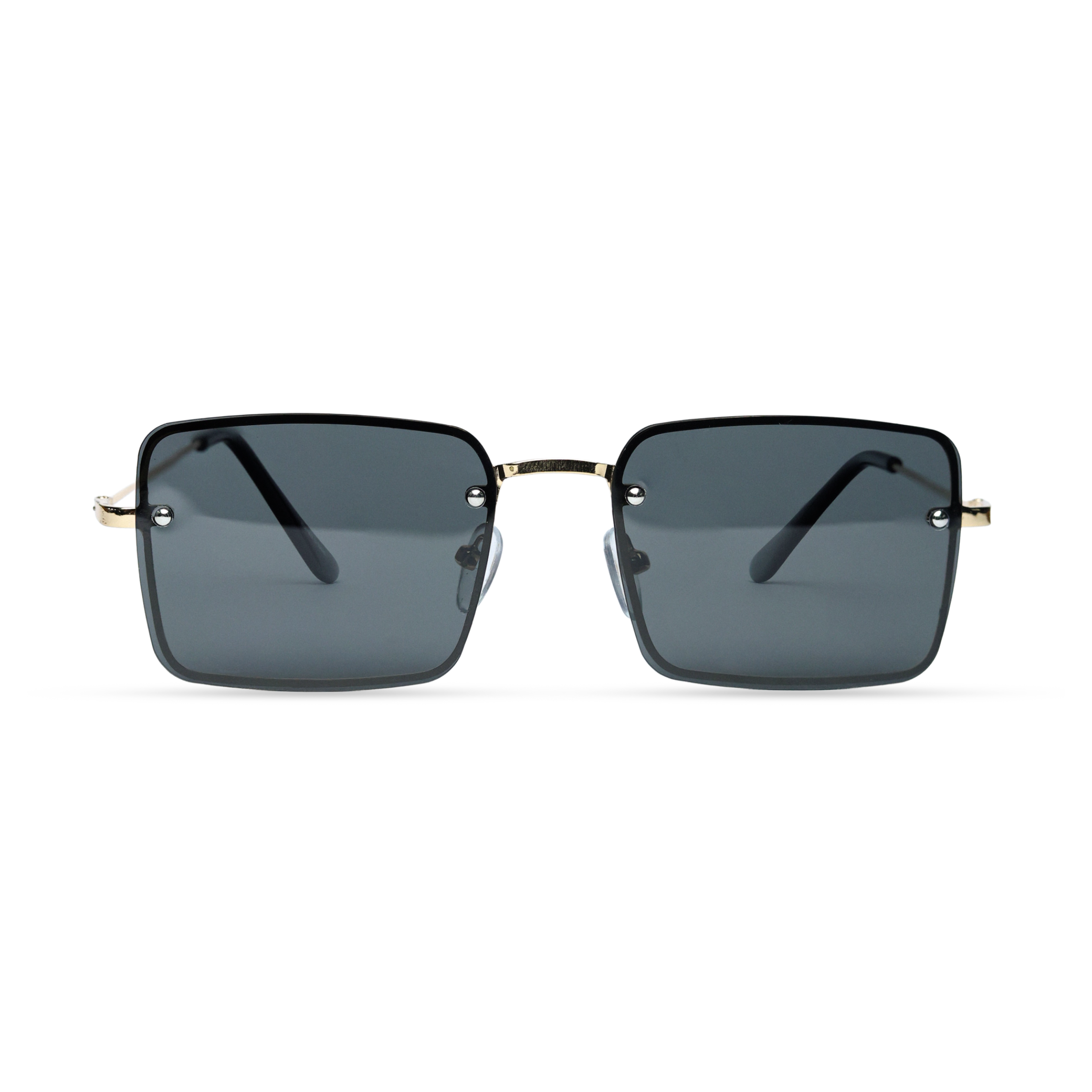 THE MONARCH SUNGLASSES- Gold Onyx