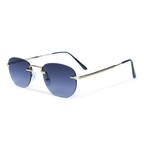 THE ELEGANT SUNGLASSES-  Gold Steel