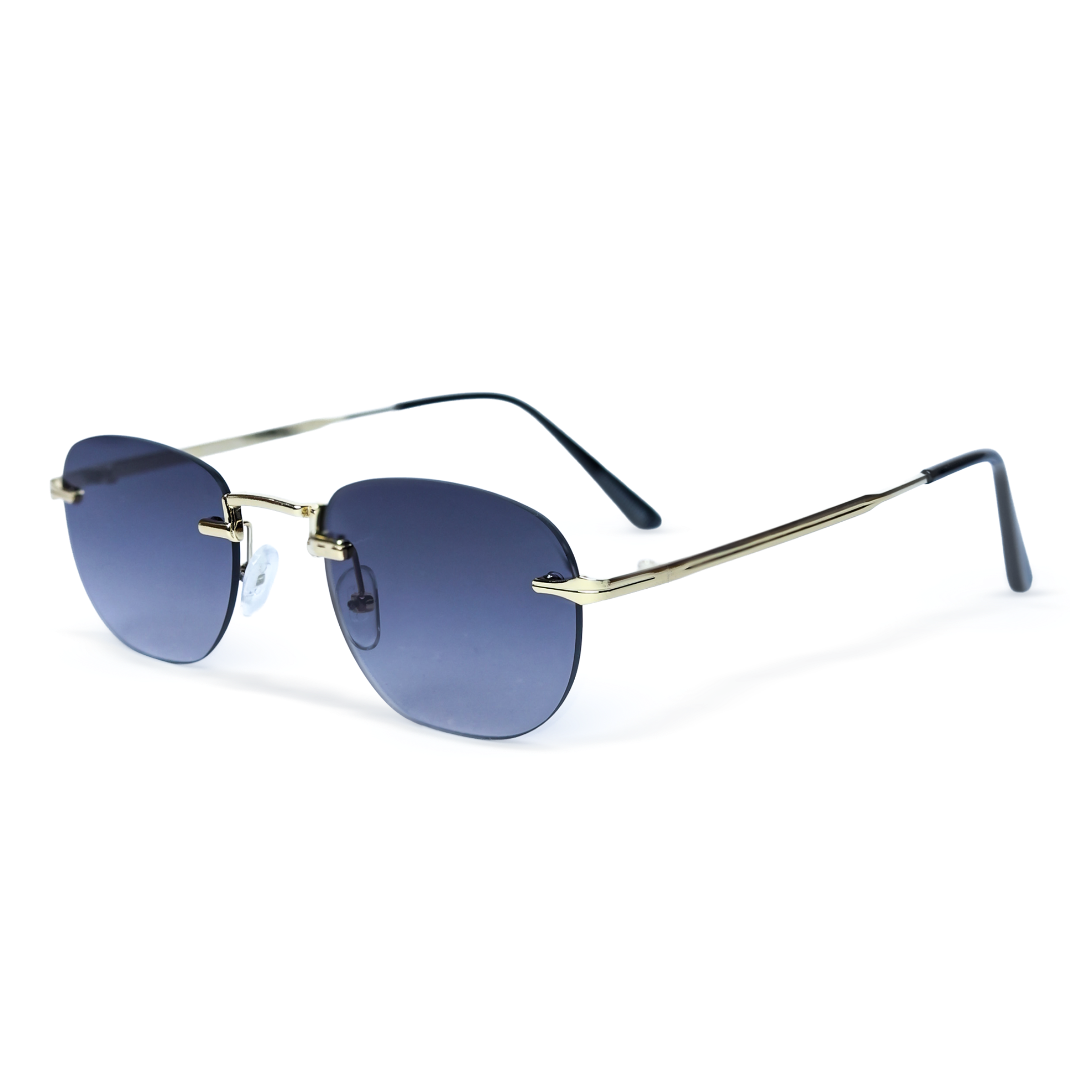 THE ELEGANT SUNGLASSES-  Gold Steel