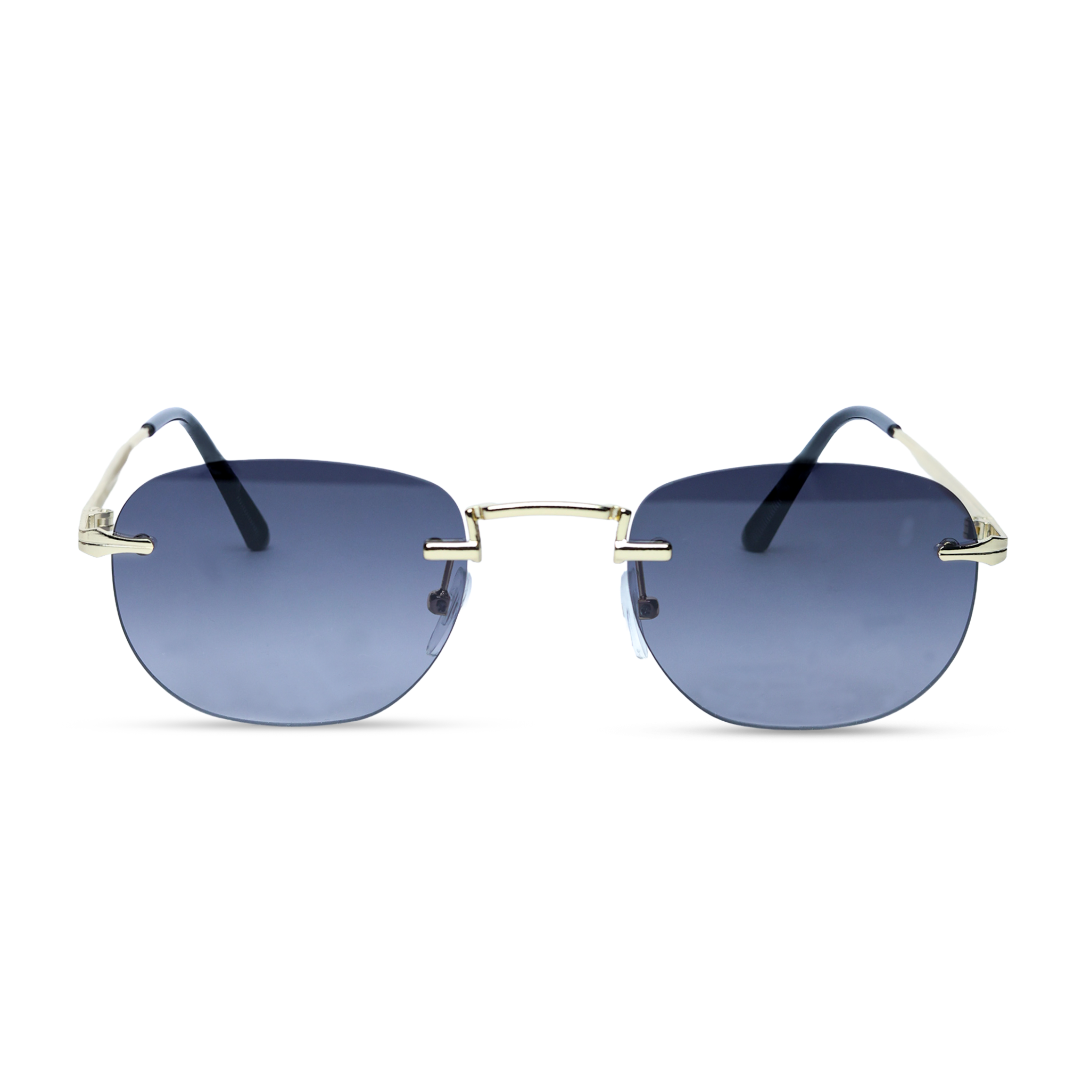 THE ELEGANT SUNGLASSES-  Gold Steel