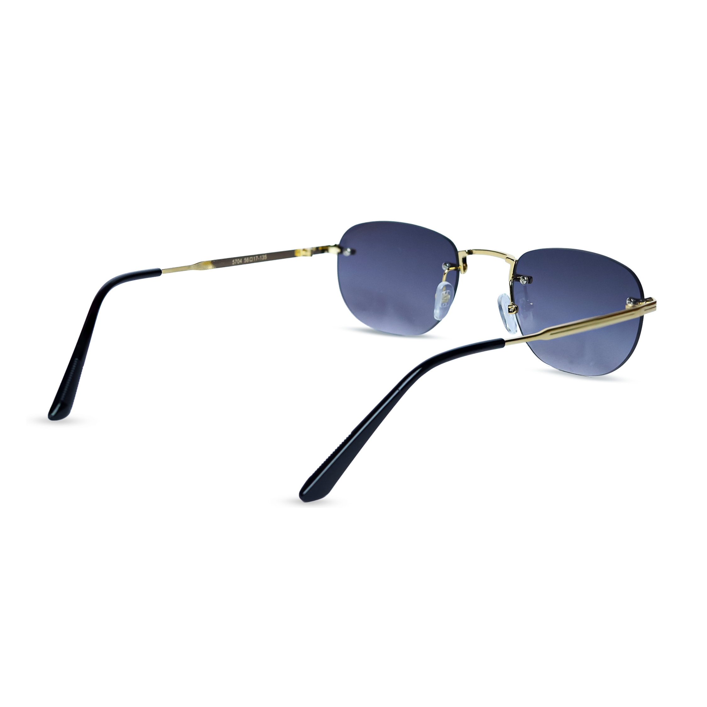 THE ELEGANT SUNGLASSES-  Gold Steel