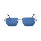 THE INNOVATOR SUNGLASSES Silver Blue