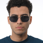 The Azure Octagon Sunglasses
