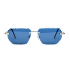 THE INNOVATOR SUNGLASSES Silver Blue