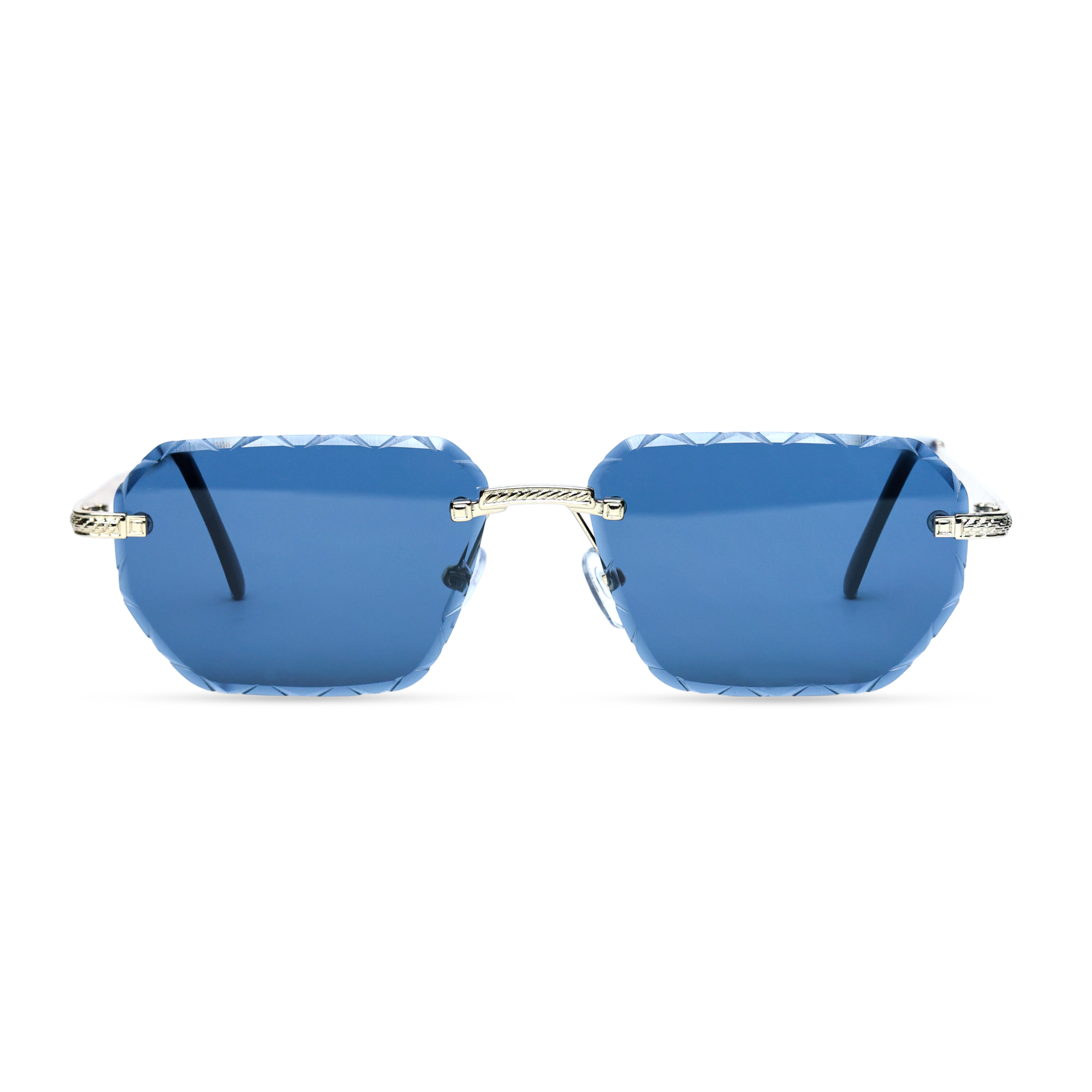 THE INNOVATOR SUNGLASSES Silver Blue