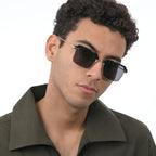 THE VISIONARY SUNGLASSES- Gold Grey