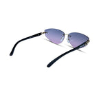 THE NOMAD SUNGLASSES- Gold Violet