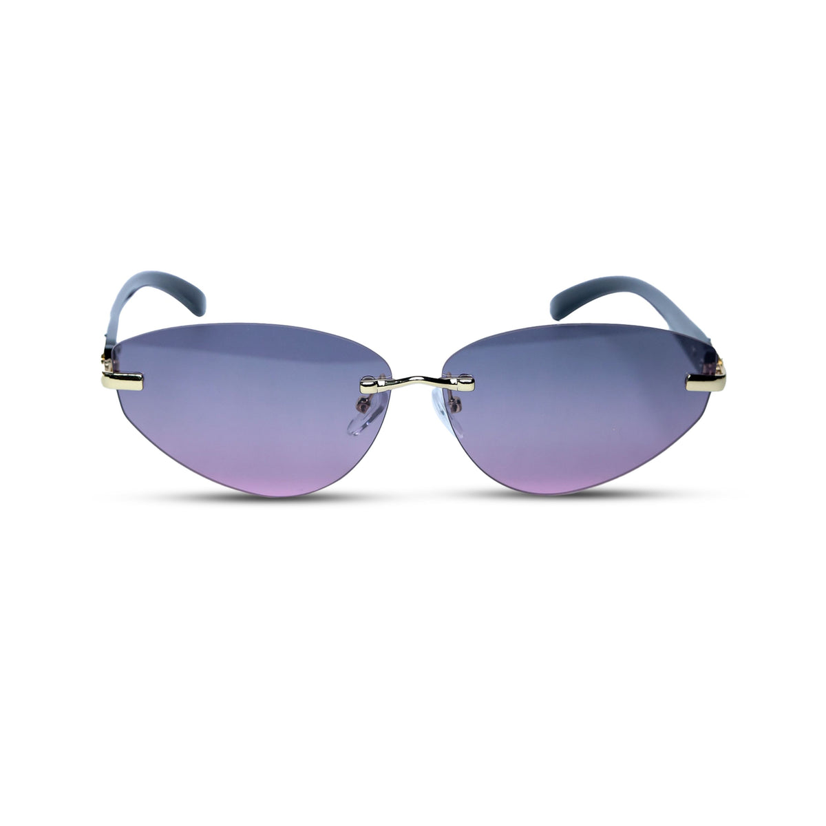 THE NOMAD SUNGLASSES- Gold Violet