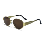 THE LUMINARY SUNGLASSES- Gold Brown