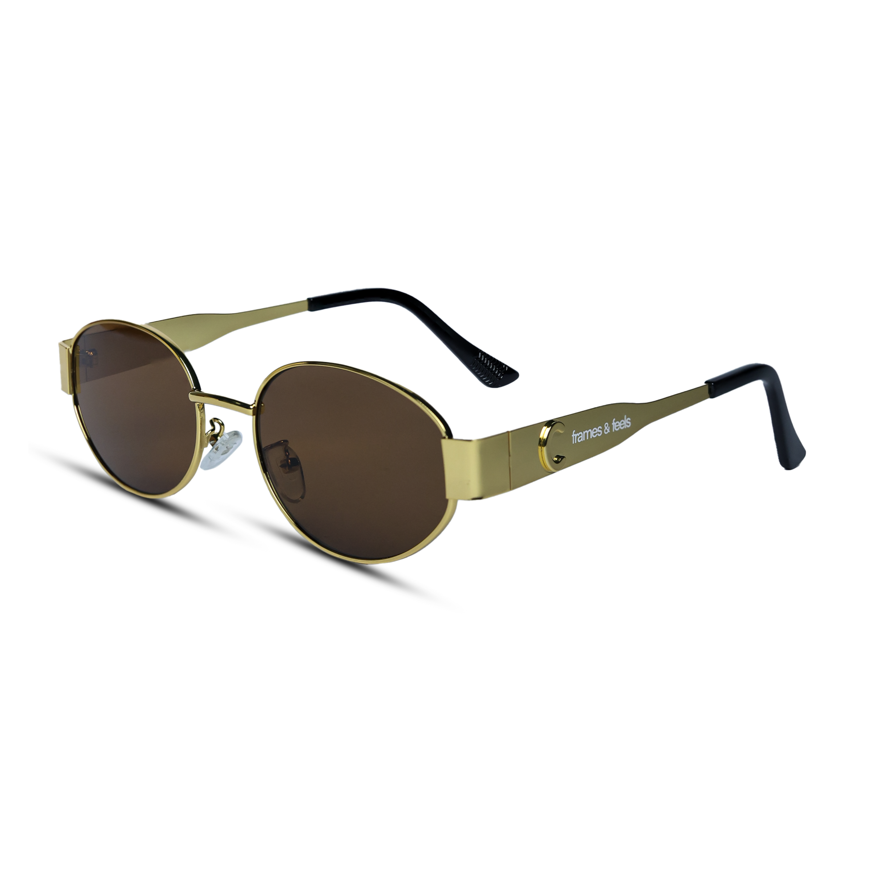 THE LUMINARY SUNGLASSES- Gold Brown