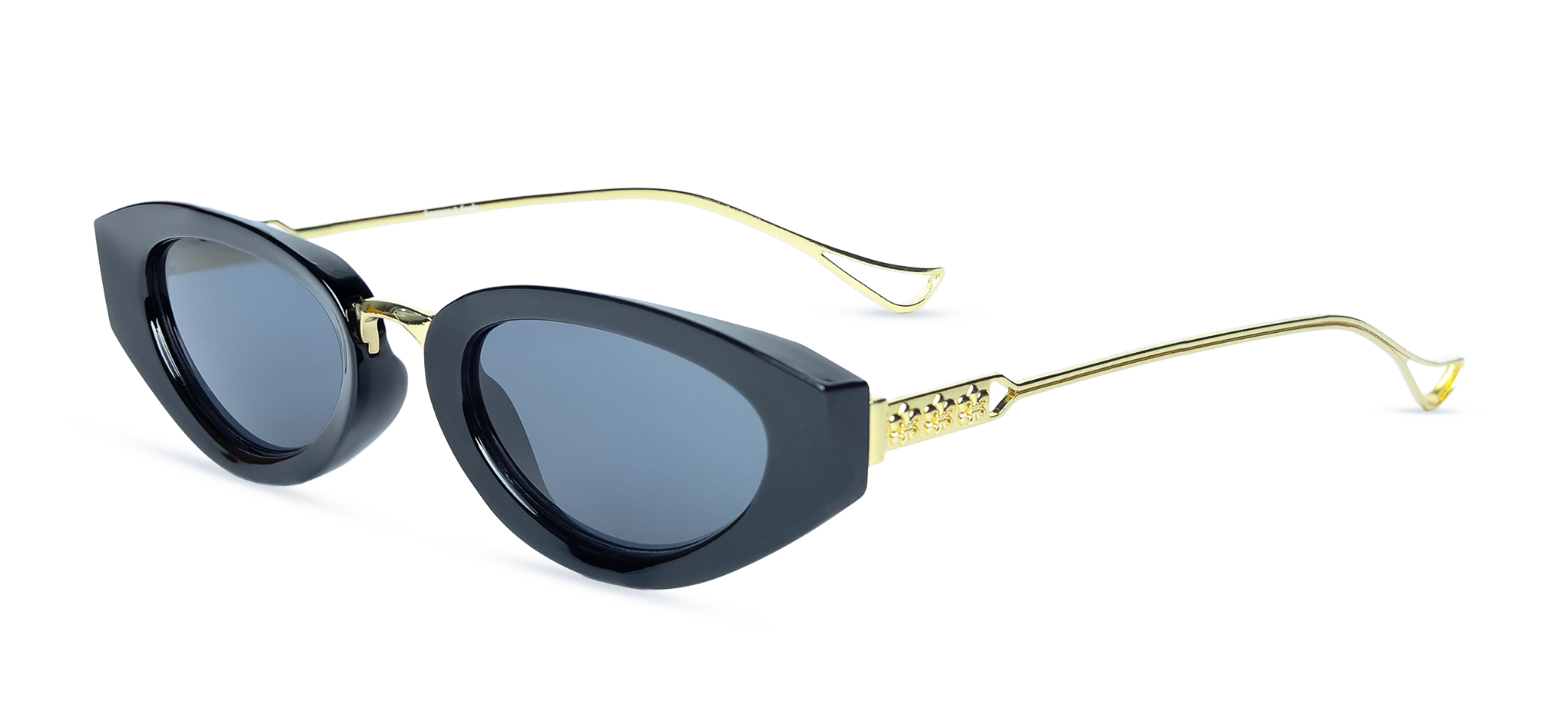The Lunar Cat-eye Sunglasses (5728 WHITE S.SMK )