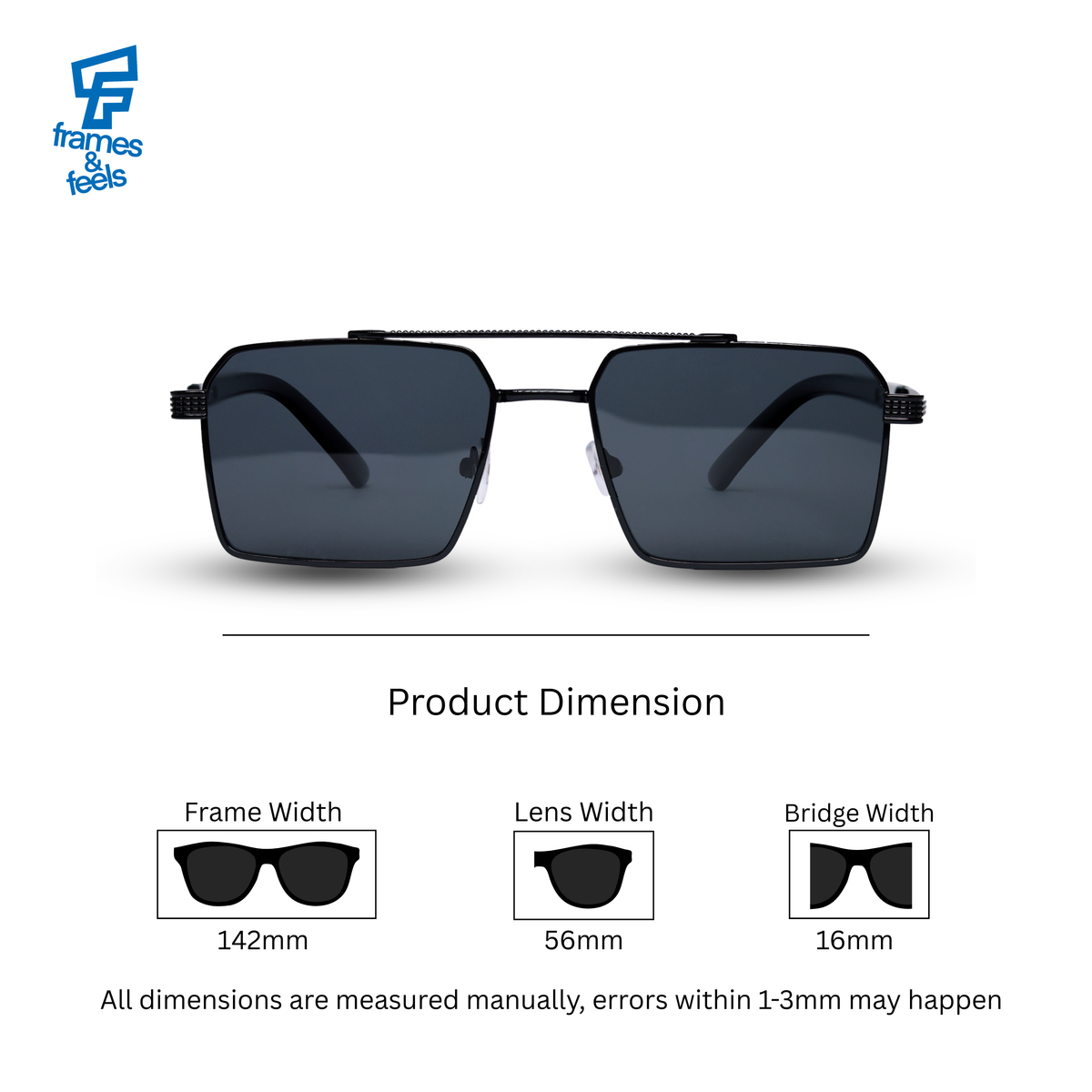 THE ARCHITECT SUNGLASSES- Midnight Black
