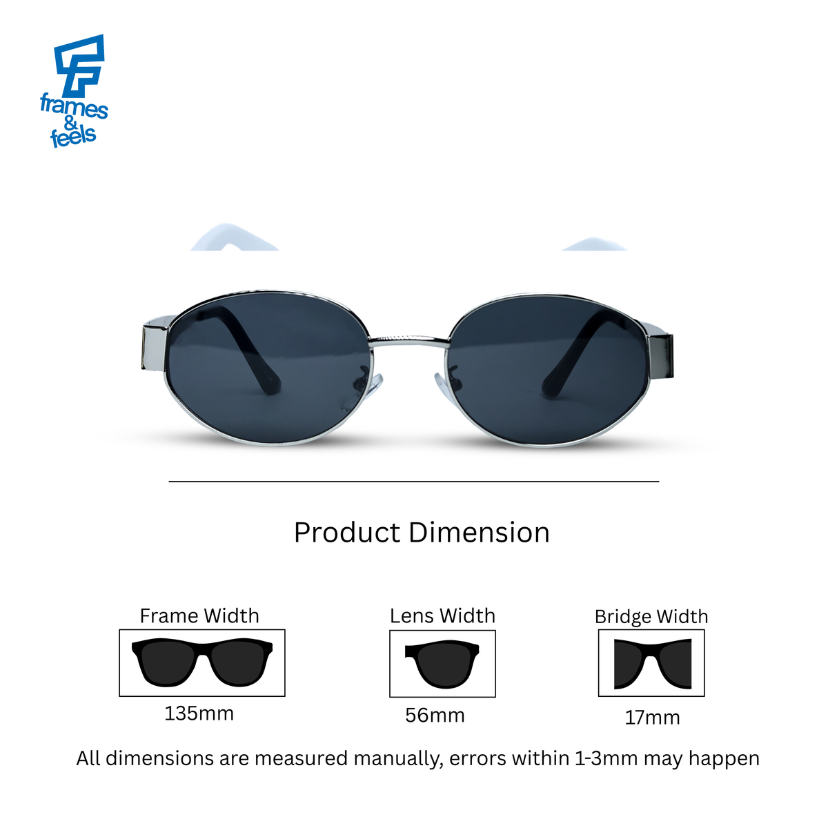 THE LUMINARY SUNGLASSES- Silver Black