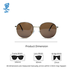 THE POET SUNGLASSES- Gold Brown