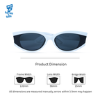 THE STATEMENT SUNGLASSES- Swan Black