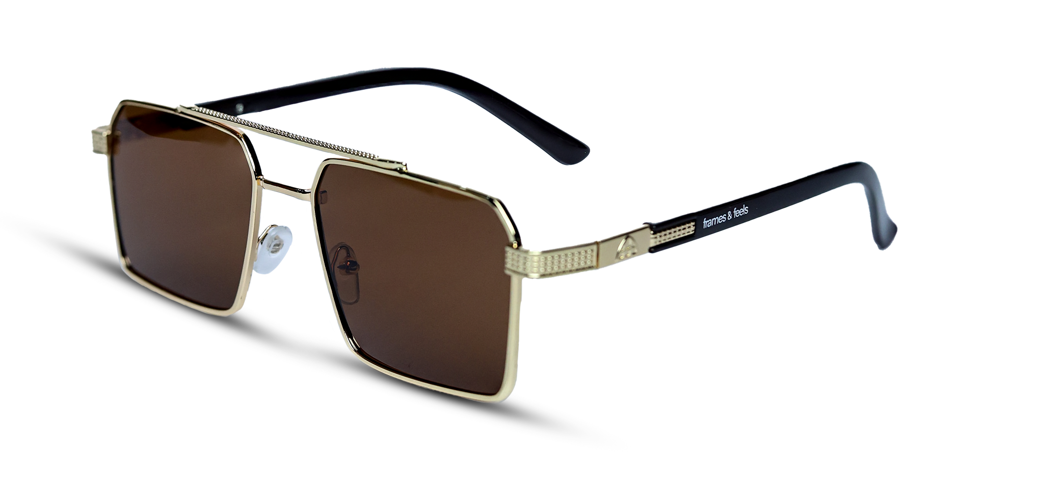 Regal Square Sunglasses (8359 - GOLD TEA)
