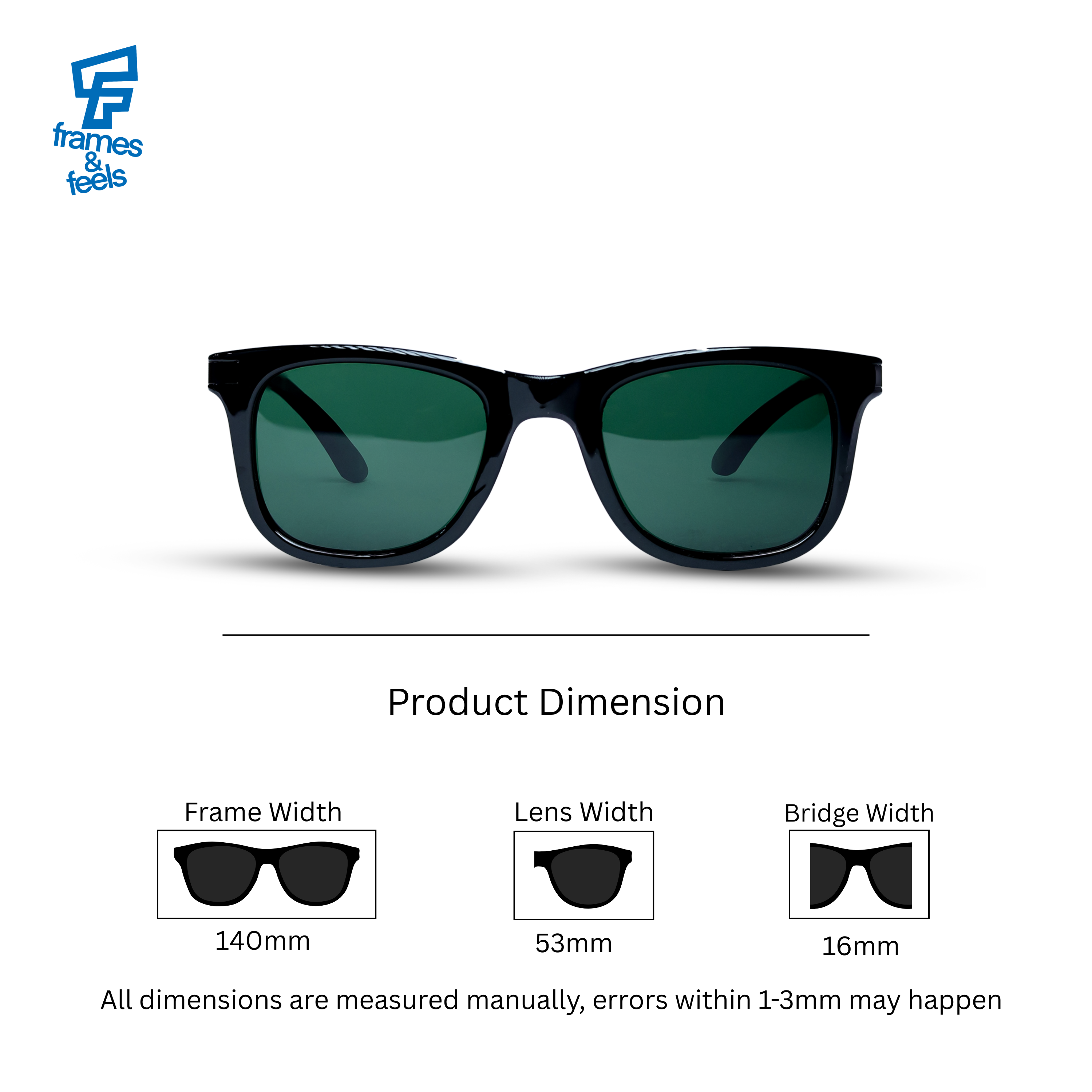 THE HERITAGE SUNGLASSES- Black Green