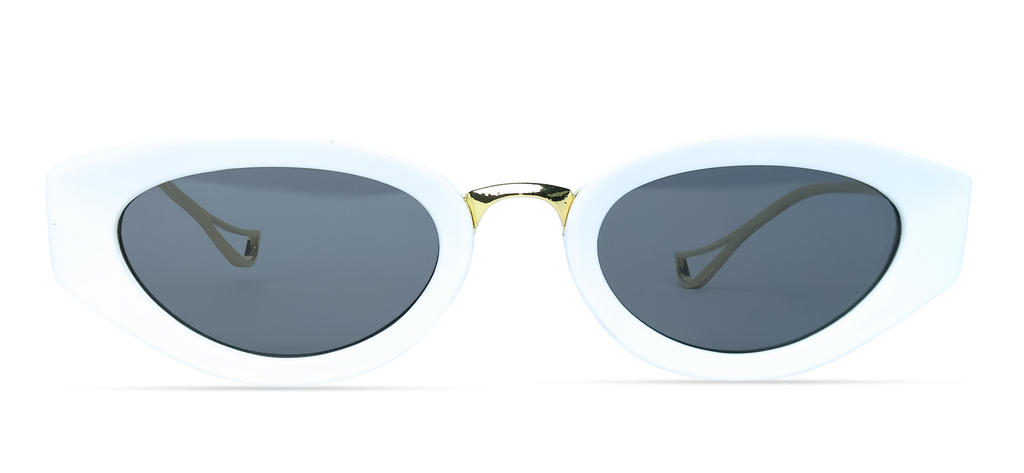 The Lunar Cat-eye Sunglasses (5728 WHITE S.SMK )