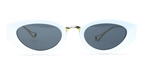 The Lunar Cat-eye Sunglasses (5728 WHITE S.SMK )