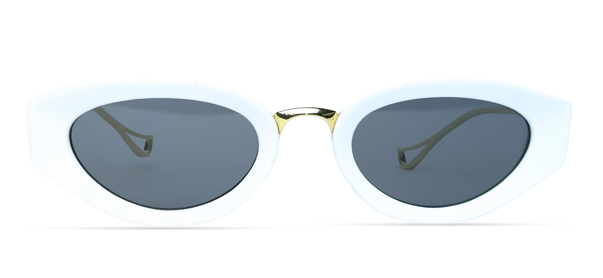 The Lunar Cat-eye Sunglasses (5728 WHITE S.SMK )