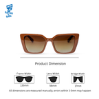 THE MUSE SUNGLASSES- Mocha Brown
