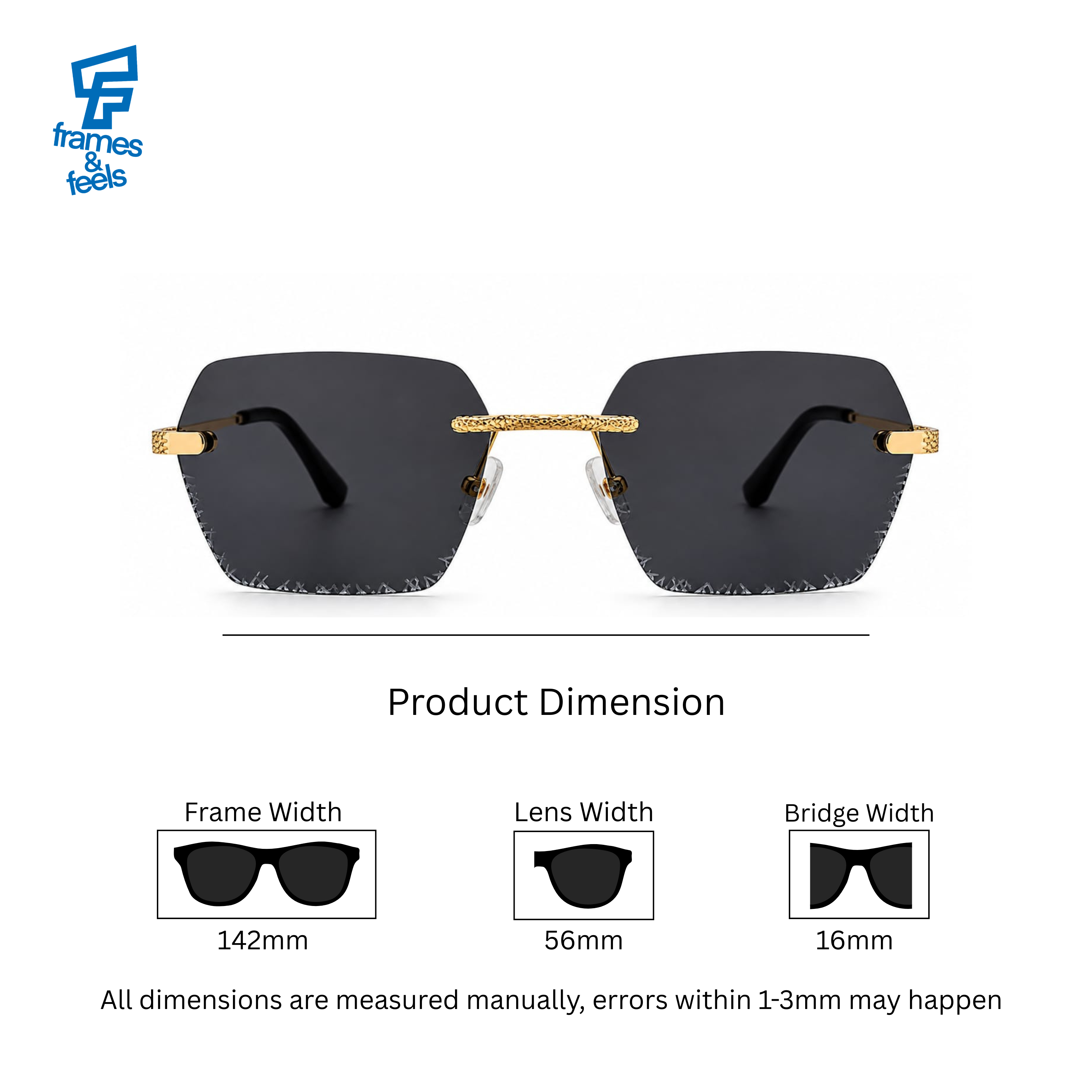 THE CURATOR SUNGLASSES Gold Smoke