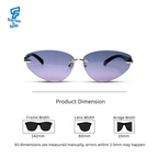 THE NOMAD SUNGLASSES- Gold Violet