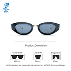 THE SOCIALITE SUNGLASSES- Black Grey