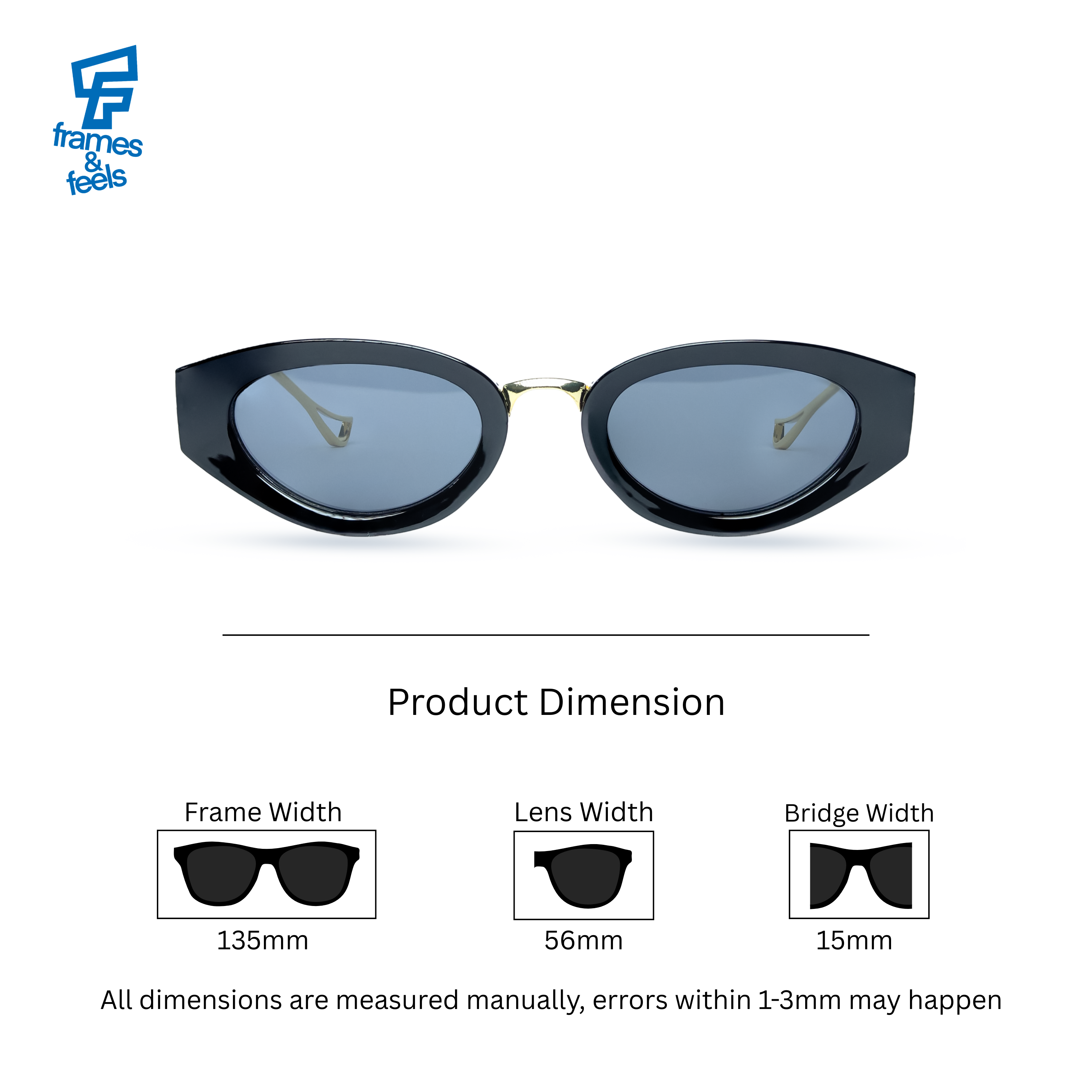 THE SOCIALITE SUNGLASSES- Black Grey