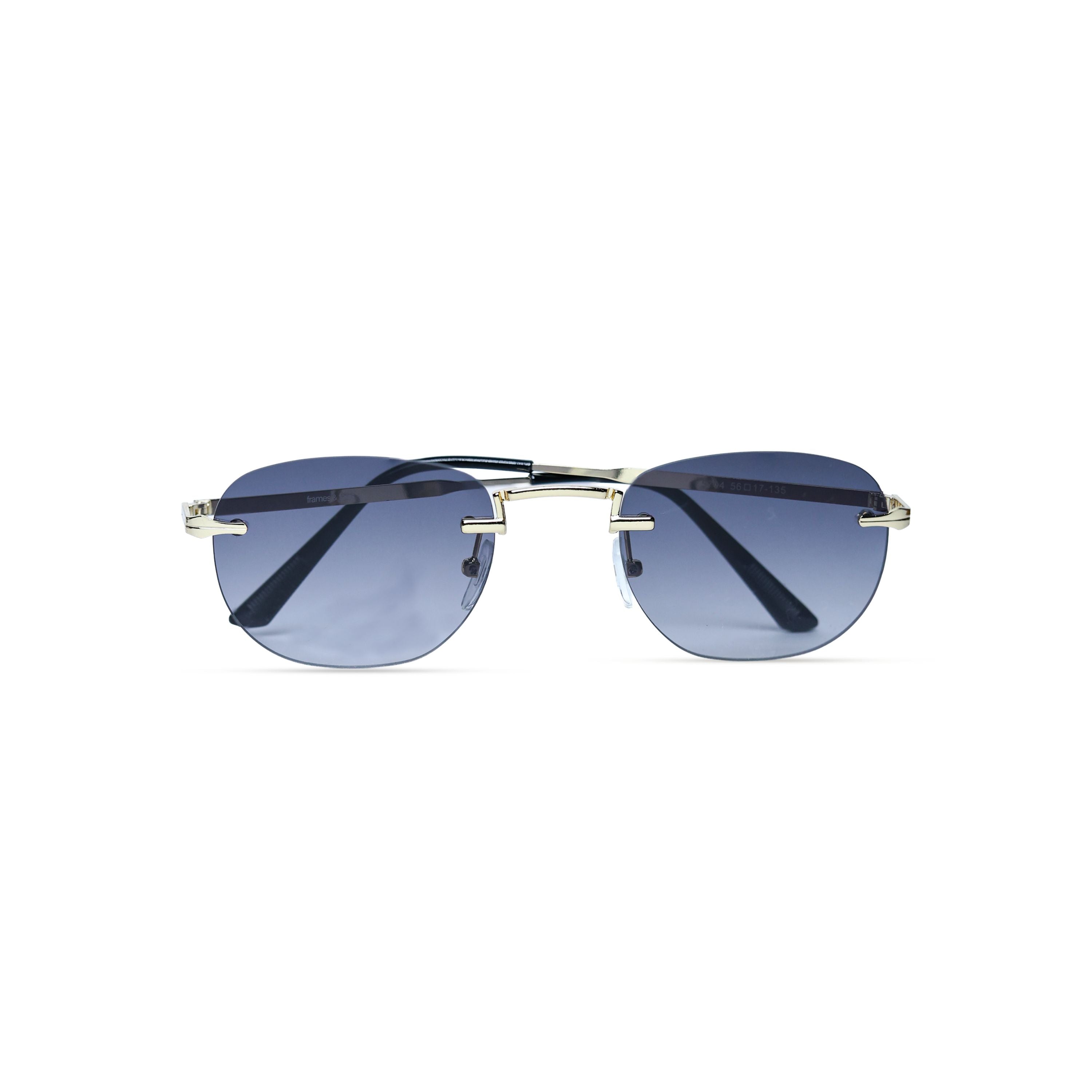 THE ELEGANT SUNGLASSES-  Gold Steel